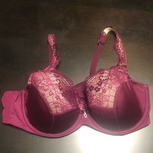Maroon bra